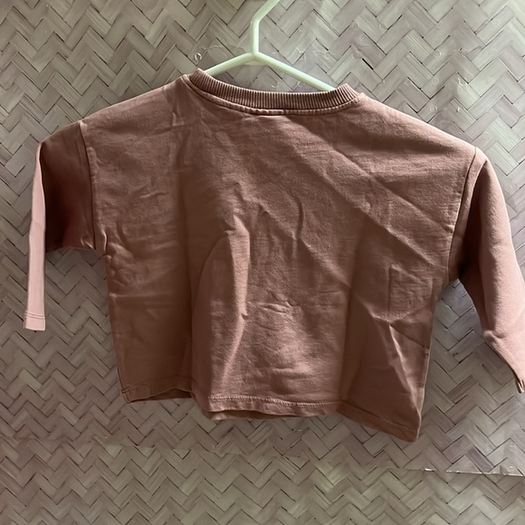 4/$20 Pink Zara girls long sleeve brand new size 9-12 months London UK - Picture 4 of 4